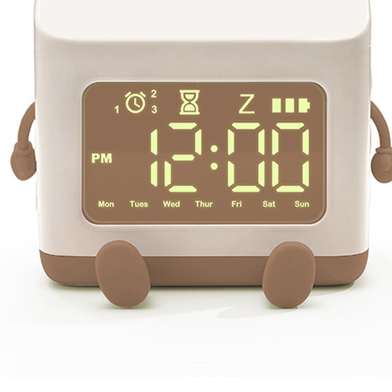 Fun Milk Box Alarm Clock Student Countdown Cartoon Alarm Clock