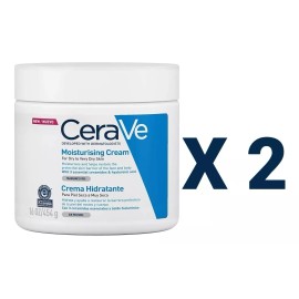 Cerave Crema Hidratante 453gr Rostro Y Cuerpo Con 2 Piezas