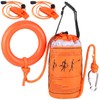 Wowangce Water Rescue Throw Bag with 70 ft x 3/10