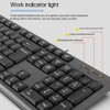 Wired Keyboard and Mouse Combo, Full-Sized Ergonomic Computer Keyboard and