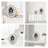 SWTHONY Oval 5 x 7 Picture Frames, Black Modern 5