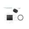 WOODRIVER Dust Connection 4" PVC Sewer & Drain Pipe to