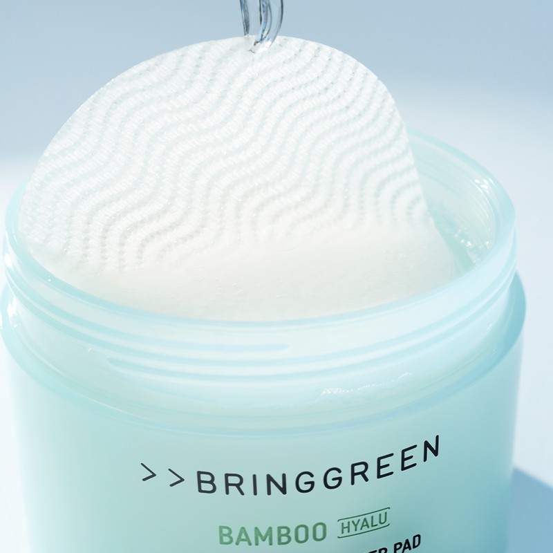 Bring Green Bamboo Hyalu Moisture Booting Toner Pad 80 pieces