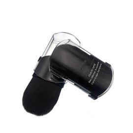 Bling Toman Mini Blush Brush Flat Telescope Brush Retractable Travel Makeup Brush for Mineral Powder,Contouring, Bronzer, Loose Powder,Sunscreen, Cream Foundation or Liquid Cosmetics (1 pcs)