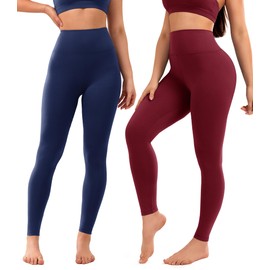 VALANDY Creamlush 4 Pack Leggings for Women-High Waisted Tummy Control Ultra Soft Yoga Pants