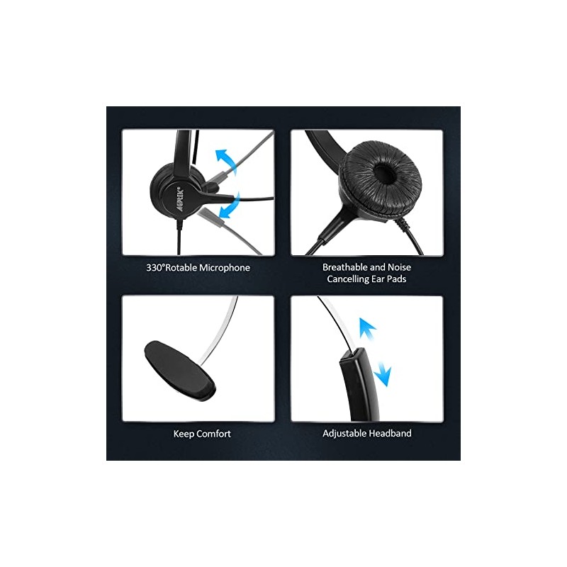 AGPtek Auriculares para telefono