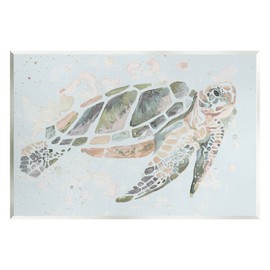 Stupell Industries Tortoise Swimming Underwater Bubbles Wood Wall Art, Design by Chelsea Goodrich
