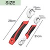 Asdays Pipe Wrench Faucet Spanner, Multi-functional Wrench, Ratchet Monkey, Motor