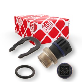 febi bilstein 39142 Coolant Temperature Sensor with seal and retaining spring, pack of one