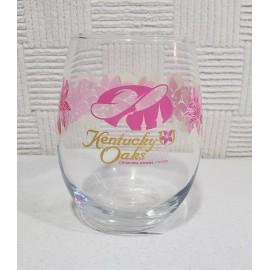 Kentucky Oaks 15 fl oz. Kentucky Derby 146 Oaks Downhill Stemless Wine Glass Churchill Downs