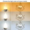 Brtstiun E12 LED Ceiling Fan Light Bulbs, 5000K Daylight White,