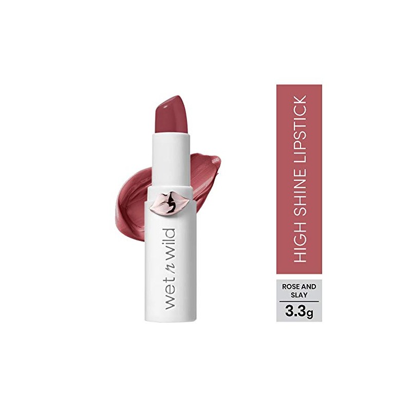 Wet n Wild MegaLast Labial Brillante Rosé and Slay Vegano