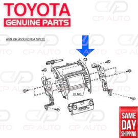 Toyota 13 - 15 TOYOTA CAMRY LE SE RADIO CD PLAYER DISPLAY RECEIVER KNOB W/ NAV OEM NEW