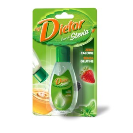 Dietor - MyDietor Cuor di Stevia Dolcificante Naturale Liquido con Estratto di Stevia 0 kcal, Senza Glutine - Blister da 50ml