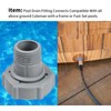 SALGIA Swimming Pool Drain Set, Pool Hose Adapter, Hose Connector