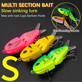 Top Water Fishing Lures Whopper Popper Fishing Lure for Bass topwater 3D Eyes Bait with Propeller Tail for Catfish,Pike Perch, Floating Pencil Bass Freshwater or Saltwater (Yellow&Black)