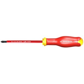 Facom PROTWIST® ATP4X200VE Insulated Screwdriver 1000 Volts for Phillips Phillips Screws – Coated Round Blade