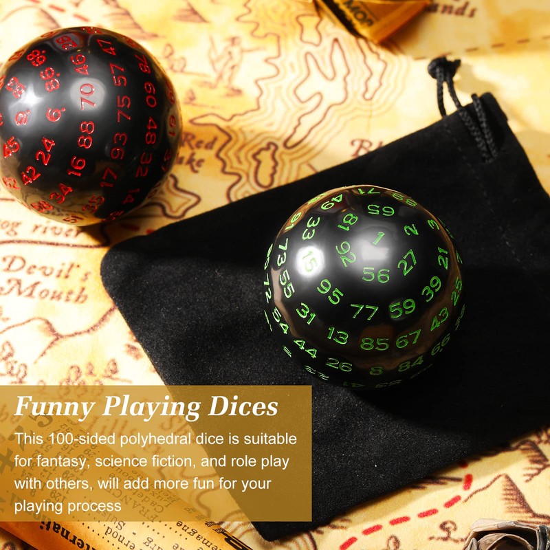 Sumind Single 100 Sided Polyhedral Dice D100 Game Dice 45