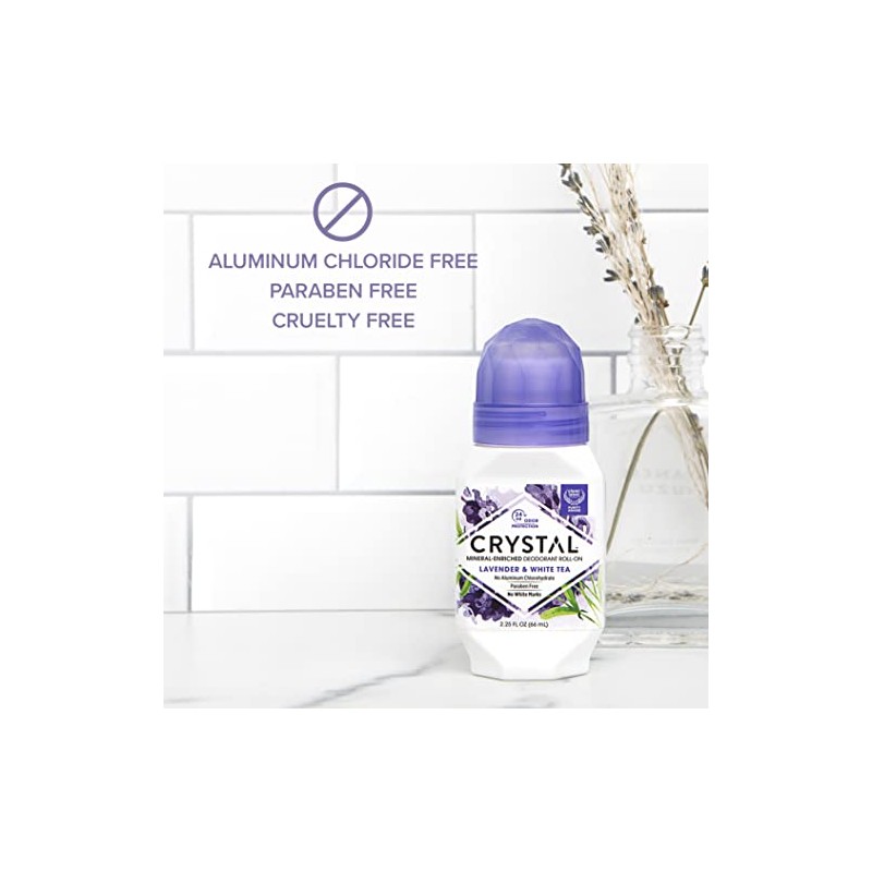 Crystal Essence Roll-On Deodorants, Púrpura