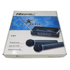 Hisonic ATW-R300 VHF Wireless Microphone System with Dual Handheld Microphones