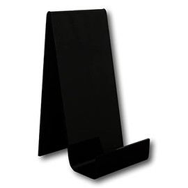 EPOSGEAR Large Plastic Acrylic Perspex Book Plate Retail Display Stand Holder - Perfect for Schools, Nurseries, Libraries etc (Black)
