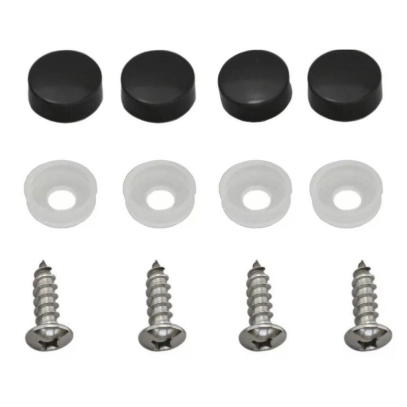 BLVD McLaren Black Mirror Acrylic License Plate Including Mounting Hardware