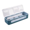 Melii Luxe 4 Compartment Snackle Box - Blue