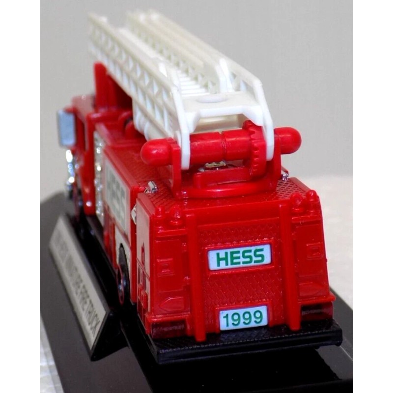 Hess 1999 Hess Mini Fire Ladder Truck with Extending Ladder