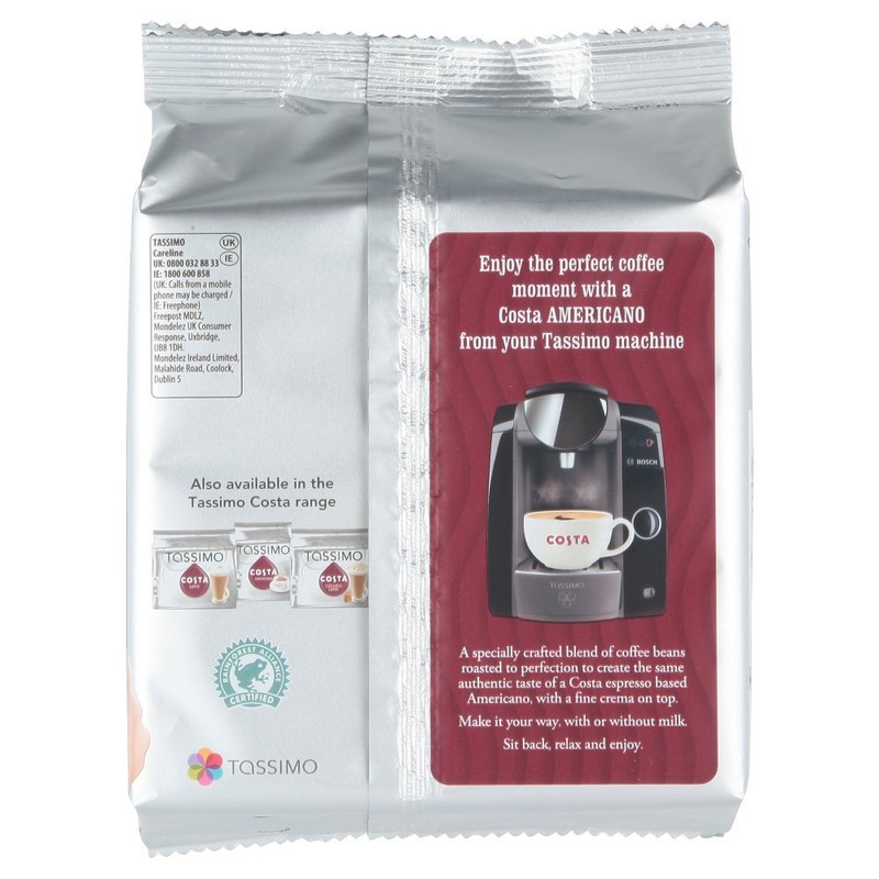 Tassimo Costa Americano 16 T Discs, (Large Cup Size) 16