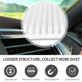 Filtro de aire de motor CA10910 160997380 Filtro de aire de motor para Mitsubishi 2013-2017 Lancer, 2014-2020 Outlander, 2013-2022 Outlander Sport, 2013-2022 RVR Filtro de aire para motor