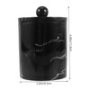 Gatuida Luxury Craft Storage Box Marble Vein Toothpick and Cotton