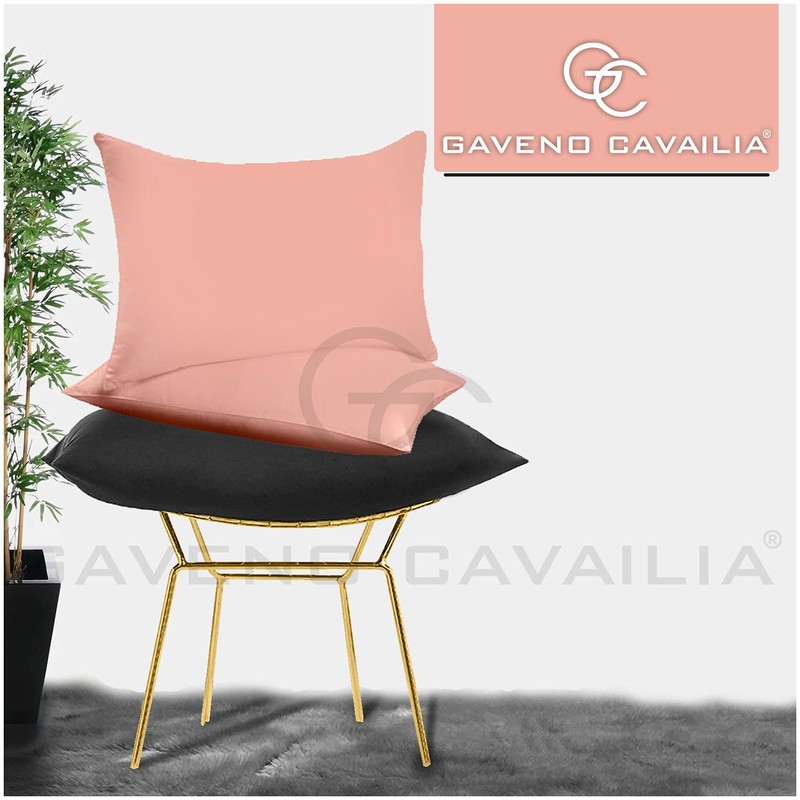 GC GAVENO CAVAILIA Percale Pillow Case, Polycotton, Blush Pink, 50x75