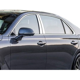 QAA is Compatible with 2017-2022 Genesis G90 4 Piece Stainless Pillar Post Trim PP17348