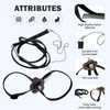 HOKABLE 2 Pack Adjustable Hamster Leash Harness for Harness for
