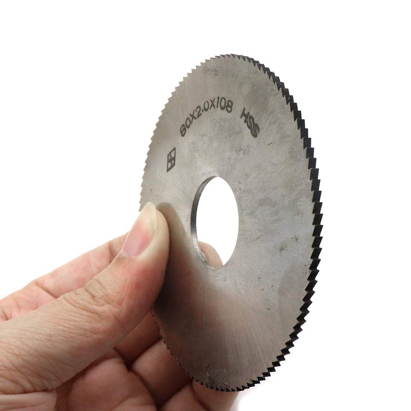 Rannb Slitting Saw Blade 108 Teeth Circular HSS Slitting Saw