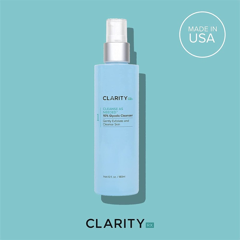 ClarityRx Cleanse Glycolic Cleanser, 4 Fl Oz (packaging may vary)