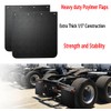 BST BSSP 4PCS Universal 24"x 24" Mud Flaps for Semi