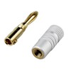 4 x Banana Plug Speakers 1 Pair - 24K Gold-Plated