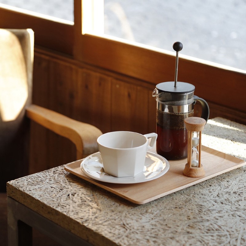 Kinto Placemat Wood Tray 430x330mm 3 colors, Birch / 킨토