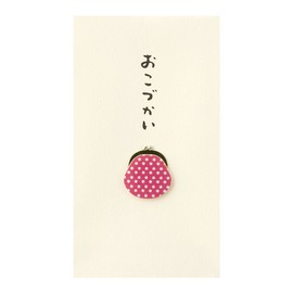 Midori 25230006 Pochi Bag PC Pochi Bag, Okozukai Gamaguchi Pattern