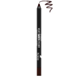 Kokie Cosmetics Waterproof Velvet Smooth Eyeliner Pencil, Chocolate, 0.042 Ounce