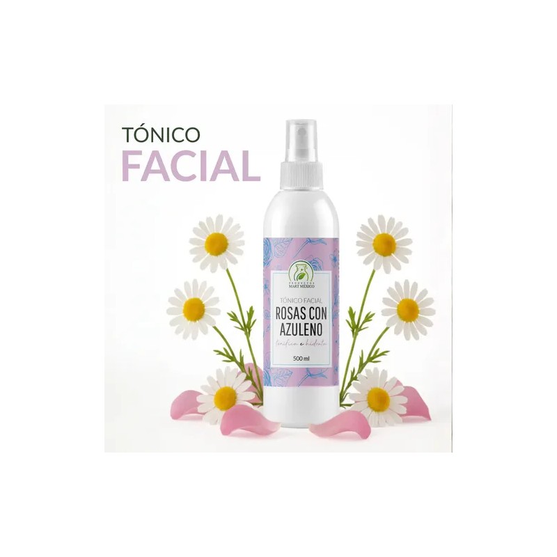Tónico De Rosas & Azuleno Antiinflamatorio (500ml)