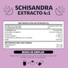 Beyond Vitamins | Schisandra Extracto 4:1 500mg, Cápsulas VCaps veganas,