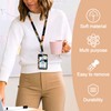 ID Badges Case with Breakaway Lanyards,Cute Badge Holder with Retractable