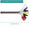 Xiatiaosann Crocodile Clips on Jump Wire Test Leads Breadboard Jumper