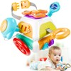 Baby Busy Cube Toys, Montessori Sensory Travel Toys for Toddler
