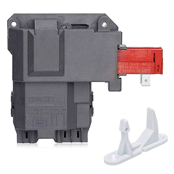 131763202 131763256 Washer Door Lock Switch with 1317633 131763310 Door Strike for Frigidaire Electrolux Kenmore Crosley GE Front Load Washer 1317632 131763200 131763255 131269400