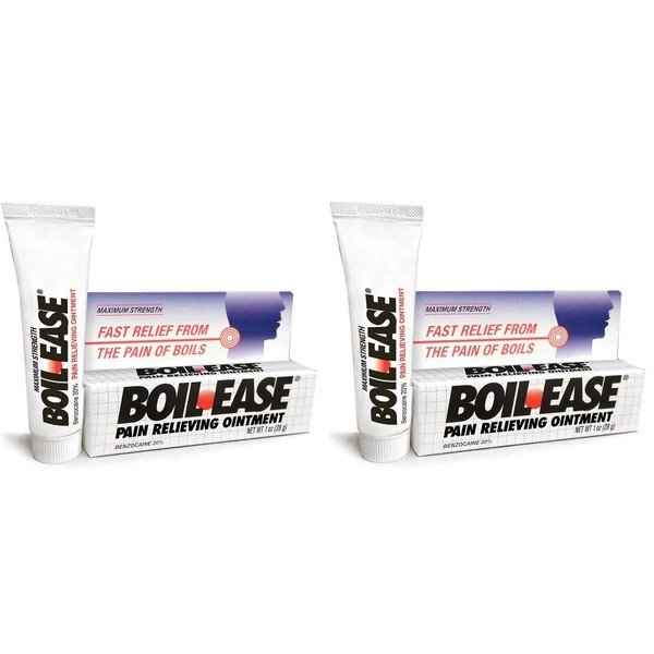 Boil Ease Pain Relieving Ointment, 2 Pack