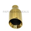 PAPI NOAHS DEALS Gold 4" Out Exhaust Tip Tailpipe 2.25"