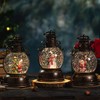 Christmas Snow Globe Lighted Decorations, Snowman Musical Snow Water Lantern